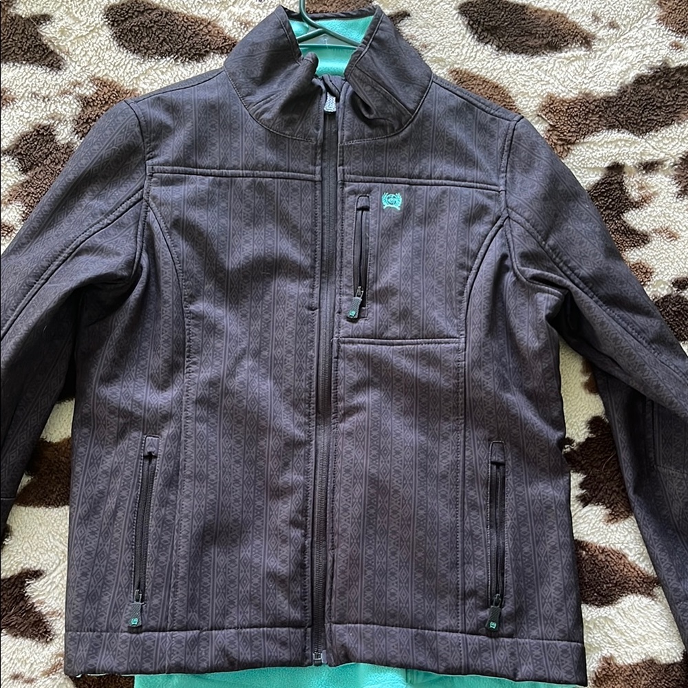 Cinch Teal Fleece Jacket